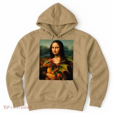 Mona Lisa And Her Pet Dragon Hoodie