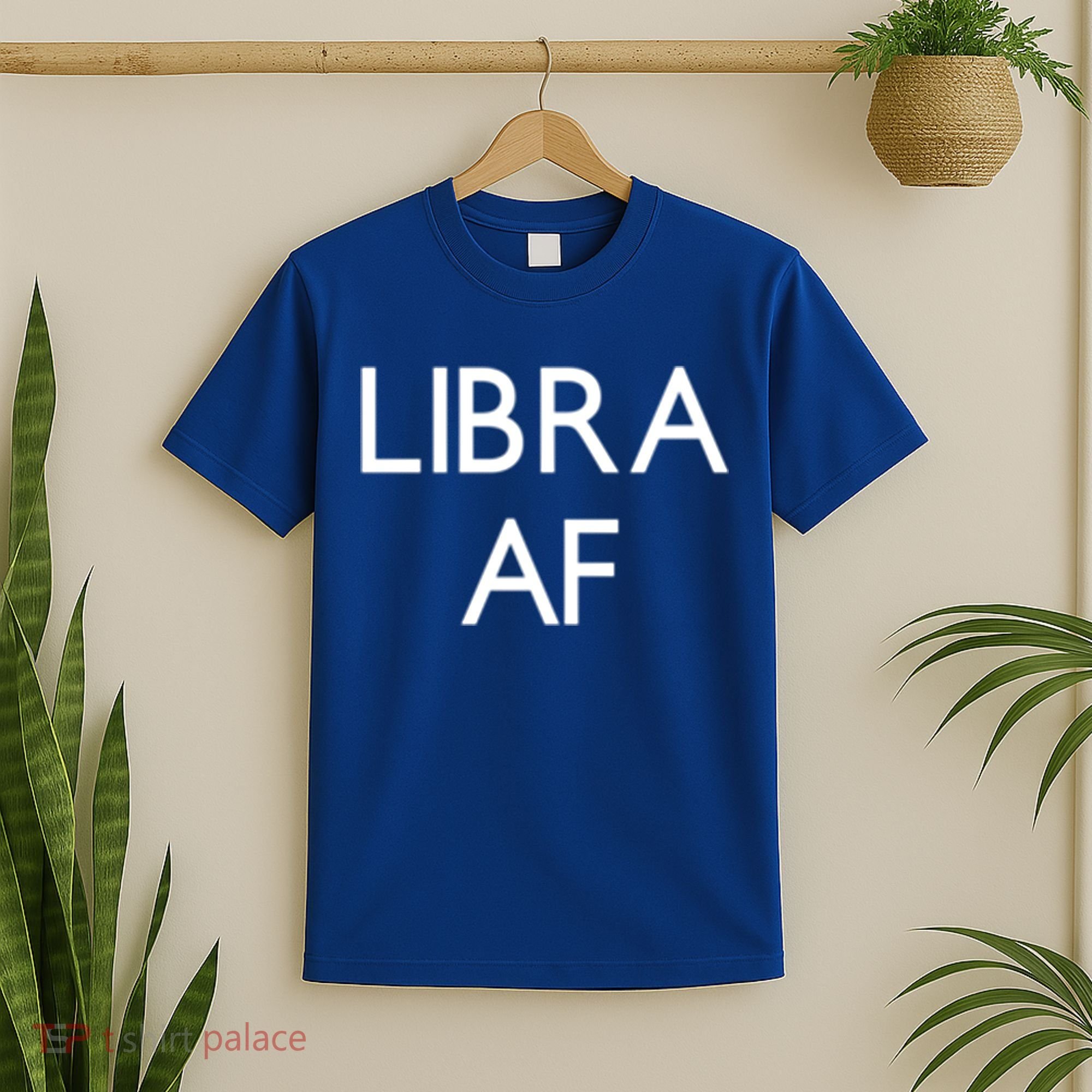 Minimalist Libra Af Gift Astrology Sept October Birthday Gift T-Shirt
