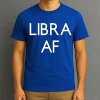 Minimalist Libra Af Gift Astrology Sept October Birthday Gift T-Shirt thumb 3