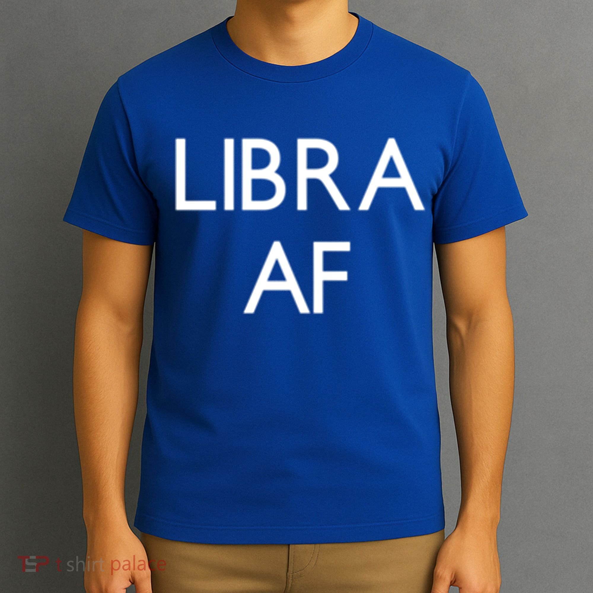 Minimalist Libra Af Gift Astrology Sept October Birthday Gift T-Shirt