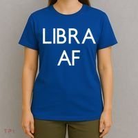 Minimalist Libra Af Gift Astrology Sept October Birthday Gift T-Shirt thumb 4