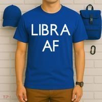 Minimalist Libra Af Gift Astrology Sept October Birthday Gift T-Shirt thumb 6