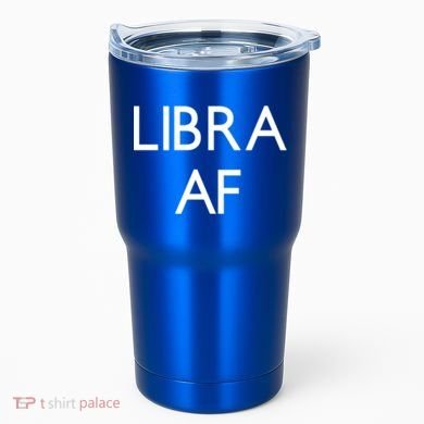 Minimalist Libra Af Gift Astrology Sept October Birthday Gift Tumbler