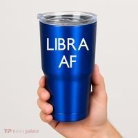 Minimalist Libra Af Gift Astrology Sept October Birthday Gift Tumbler thumb 2