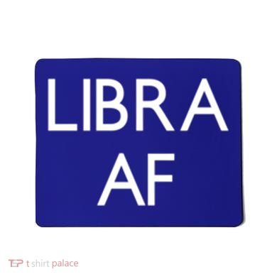 Minimalist Libra Af Gift Astrology Sept October Birthday Gift Mousepad