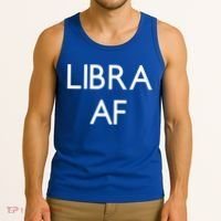 Minimalist Libra Af Gift Astrology Sept October Birthday Gift Tank Top thumb 3