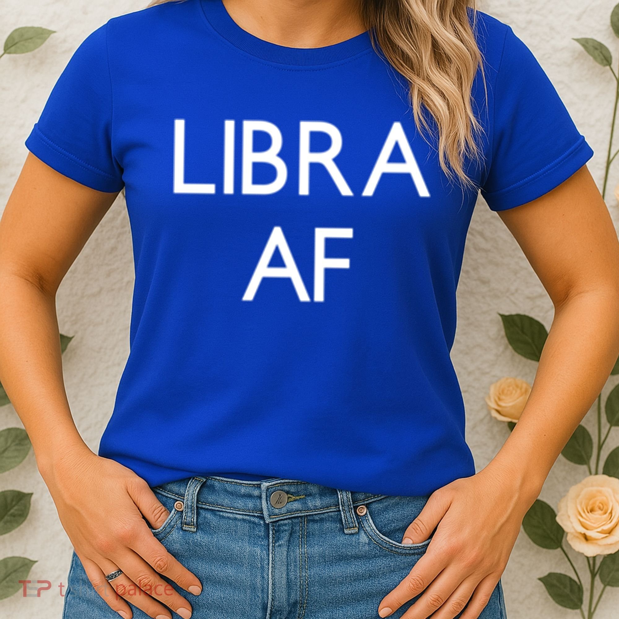 Minimalist Libra Af Gift Astrology Sept October Birthday Gift Women's T-Shirt