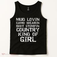 Mud Lovin Camo Wearin Boot Stomping Country Kind Tank Top thumb 2