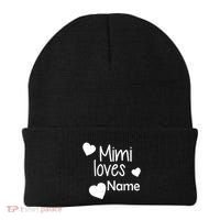 Mimi Loves Custom Text Personalize Name Beanie thumb 0