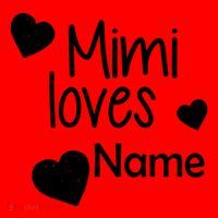 Mimi Loves Custom Text Personalize Name Santa Hat thumb 1