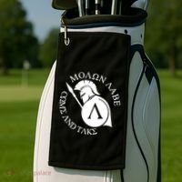 Molon Labe Come And Take Golf Towel thumb 2