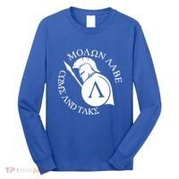 Molon Labe Come And Take Long Sleeve Shirt thumb 0