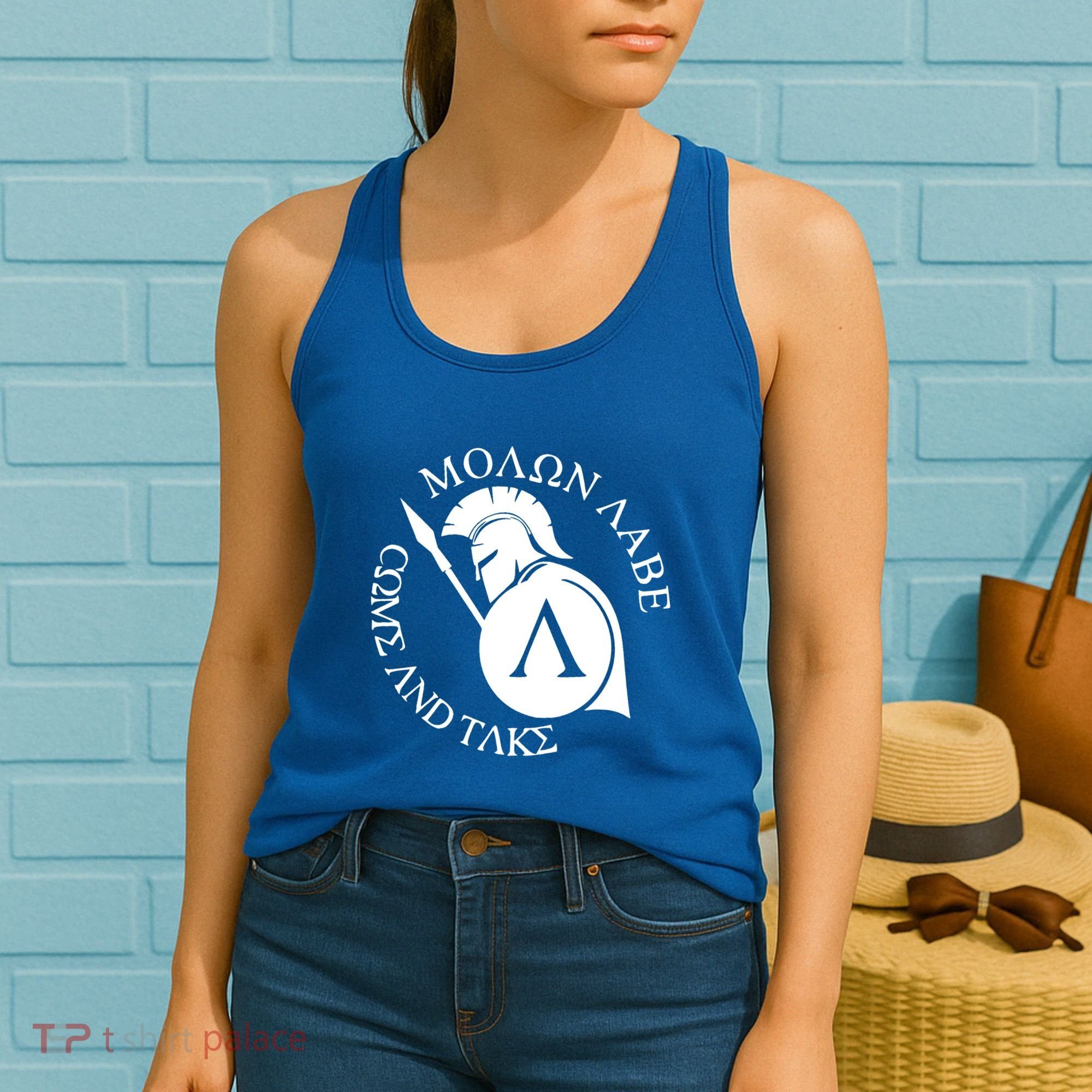 Molon Labe Come And Take Women's Tank Top