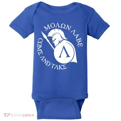 Molon Labe Come And Take Baby Bodysuit