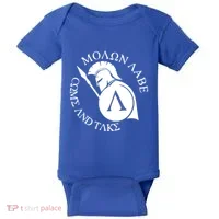 Molon Labe Come And Take Baby Bodysuit thumb 0