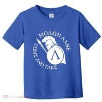 Molon Labe Come And Take Toddler T-Shirt thumb 0