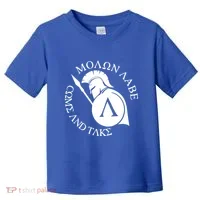 Molon Labe Come And Take Toddler T-Shirt thumb 0