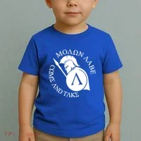 Molon Labe Come And Take Toddler T-Shirt thumb 2