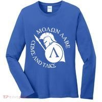 Molon Labe Come And Take Women's Long Sleeve Shirt thumb 0