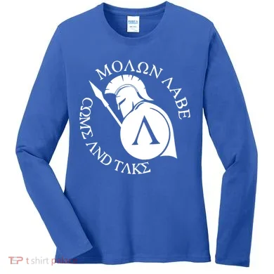 Molon Labe Come And Take Women's Long Sleeve Shirt