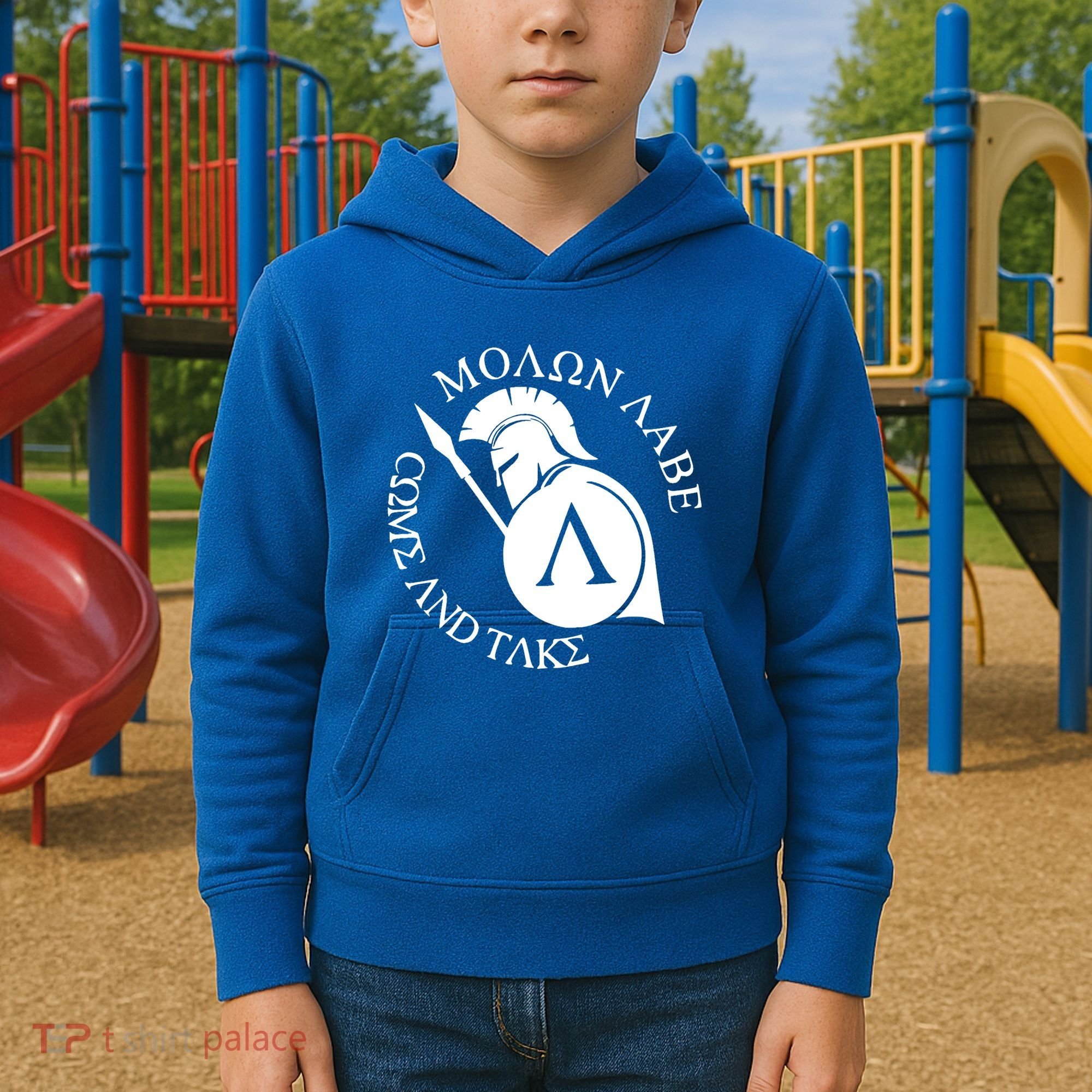 Molon Labe Come And Take Kids Hoodie