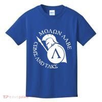 Molon Labe Come And Take Kids T-Shirt thumb 0