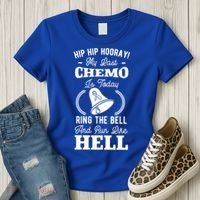 My Last Chemo Chemotherapy Cancer Awareness Survivor Gift Women's T-Shirt thumb 3