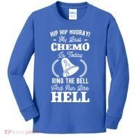 My Last Chemo Chemotherapy Cancer Awareness Survivor Gift Kids Long Sleeve Shirt thumb 0