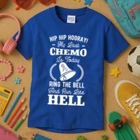 My Last Chemo Chemotherapy Cancer Awareness Survivor Gift Kids T-Shirt thumb 3