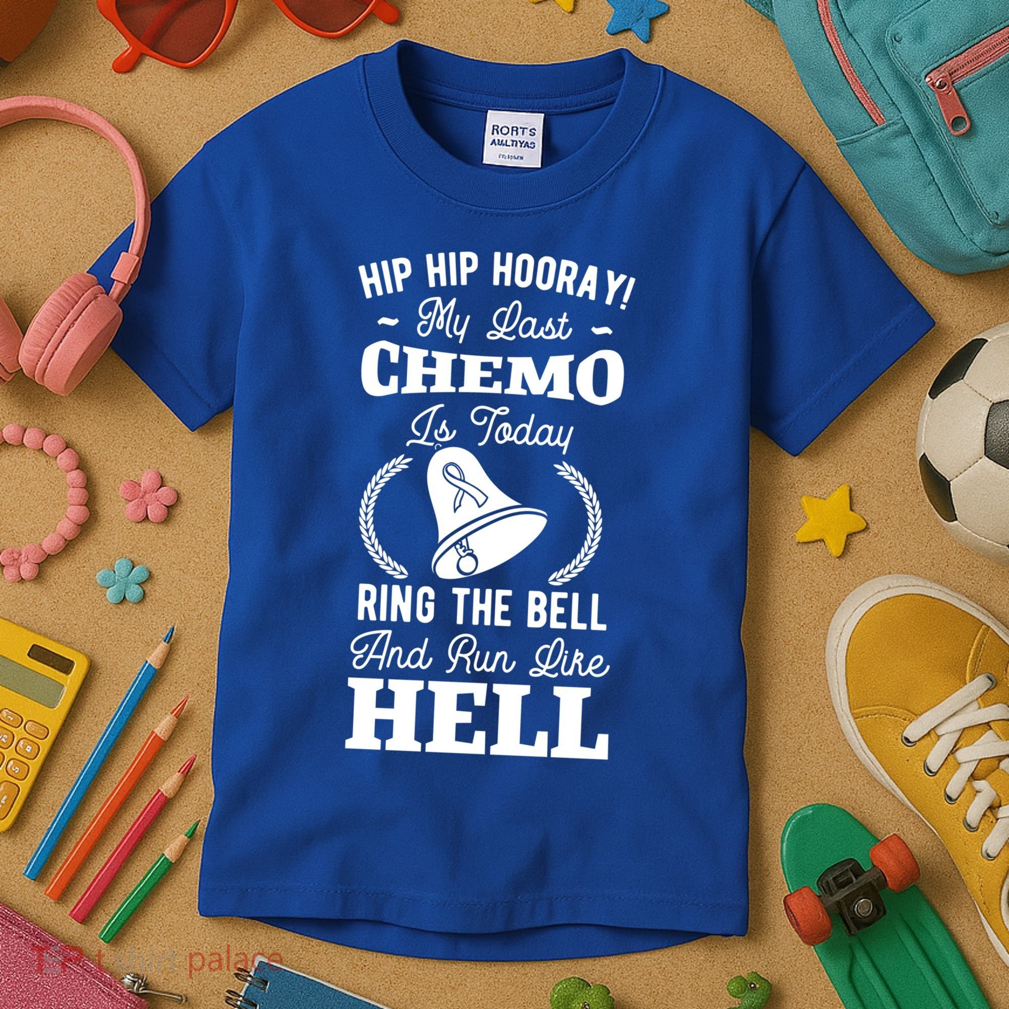 My Last Chemo Chemotherapy Cancer Awareness Survivor Gift Kids T-Shirt