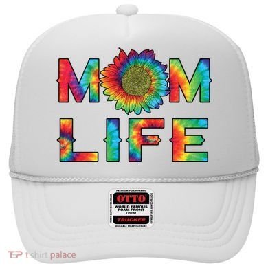 Mom Life Colorful Rainbow Sunflower Hat