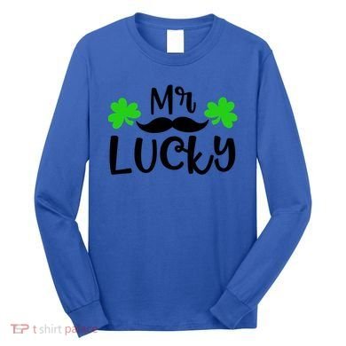 Mr Lucky Cute Gift Long Sleeve Shirt