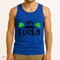 Mr Lucky Cute Gift Tank Top thumb 3