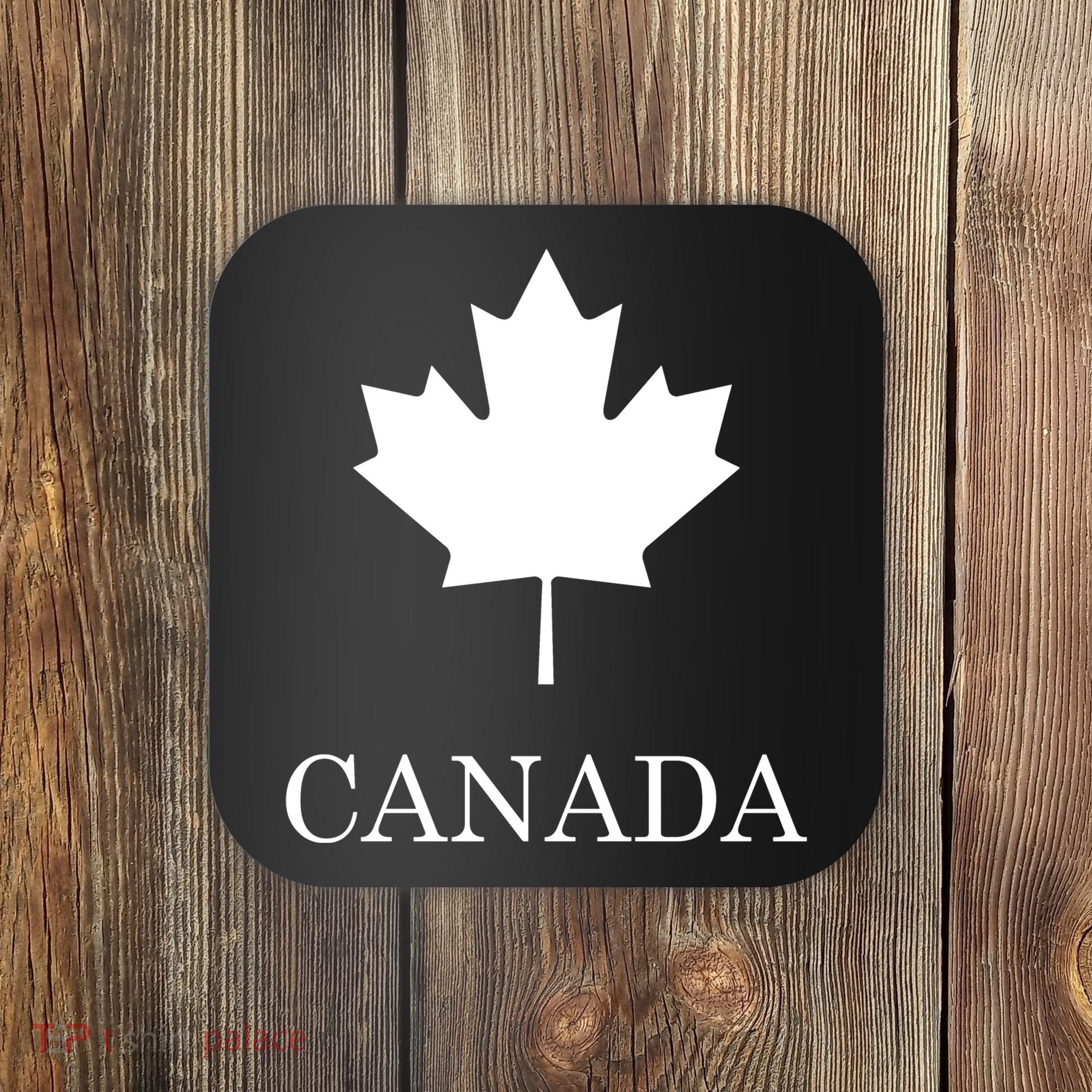Maple Leaf Canada Coaster