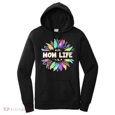 Mom Life Colorful Sunflower Women's Hoodie