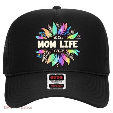 Mom Life Colorful Sunflower Hat