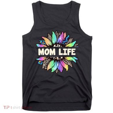 Mom Life Colorful Sunflower Tank Top