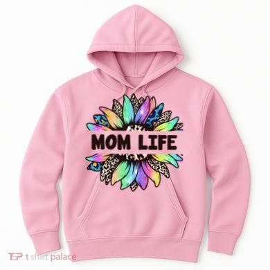 Mom Life Colorful Sunflower Hoodie