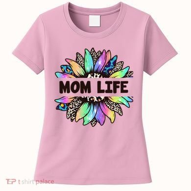 Mom Life Colorful Sunflower Women's T-Shirt