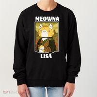 Meowna Lisa Cat Portrait Women's Sweatshirt thumb 0
