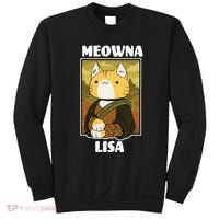 Meowna Lisa Cat Portrait Sweatshirt thumb 0