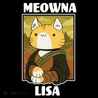 Meowna Lisa Cat Portrait Women's Hoodie thumb 2