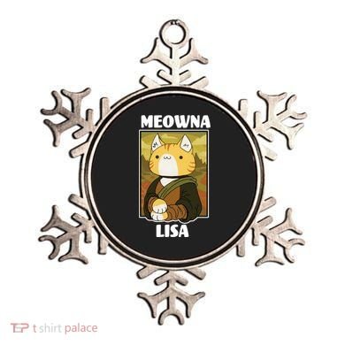 Meowna Lisa Cat Portrait Ornament
