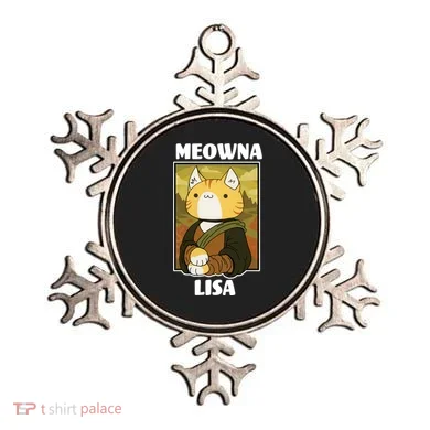 Meowna Lisa Cat Portrait Ornament