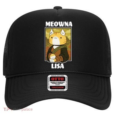 Meowna Lisa Cat Portrait Hat
