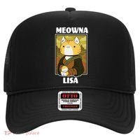 Meowna Lisa Cat Portrait Hat thumb 0