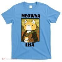 Meowna Lisa Cat Portrait T-Shirt thumb 0