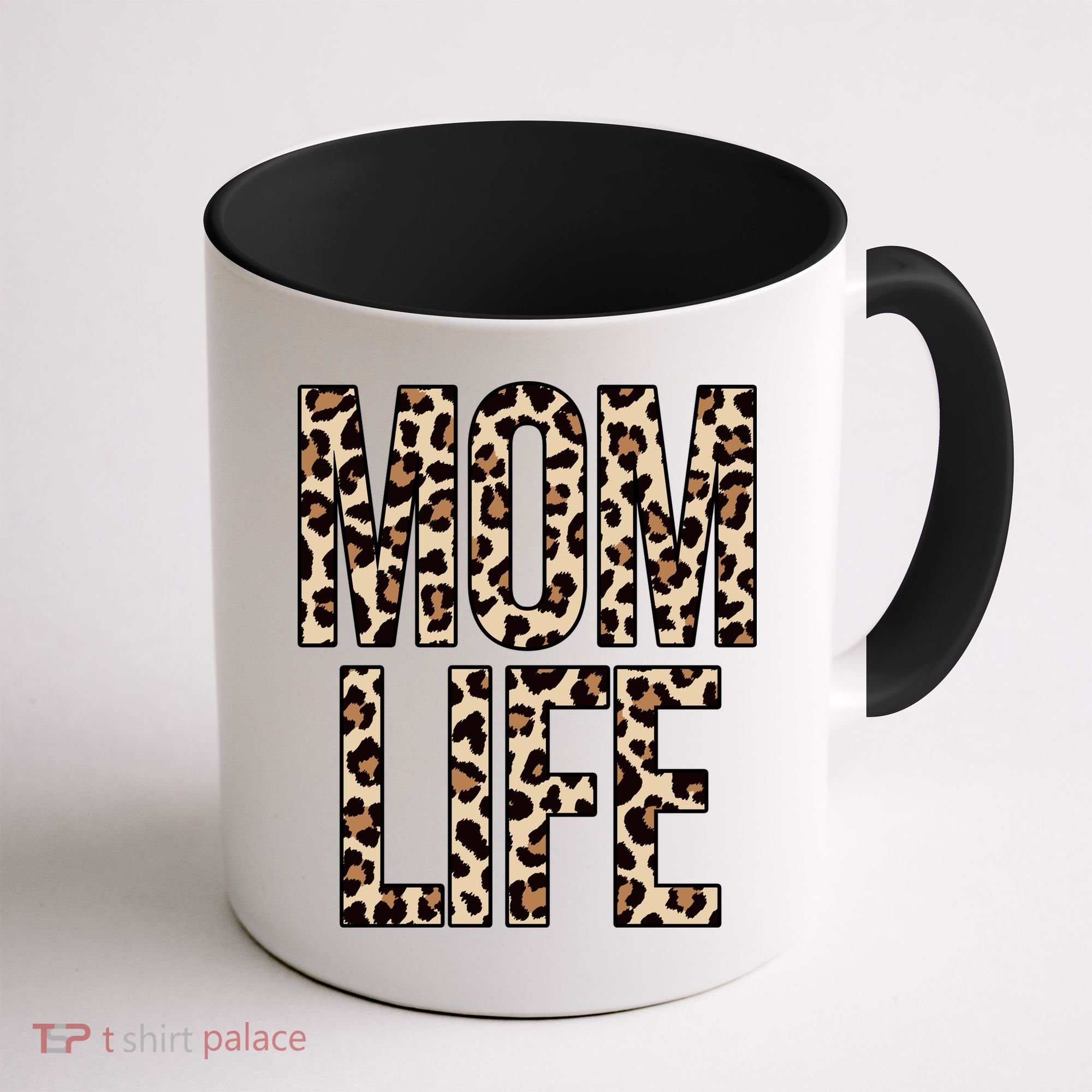 Mom Life Cheetah Print Cute Mother's Day Gift Coffee Mug