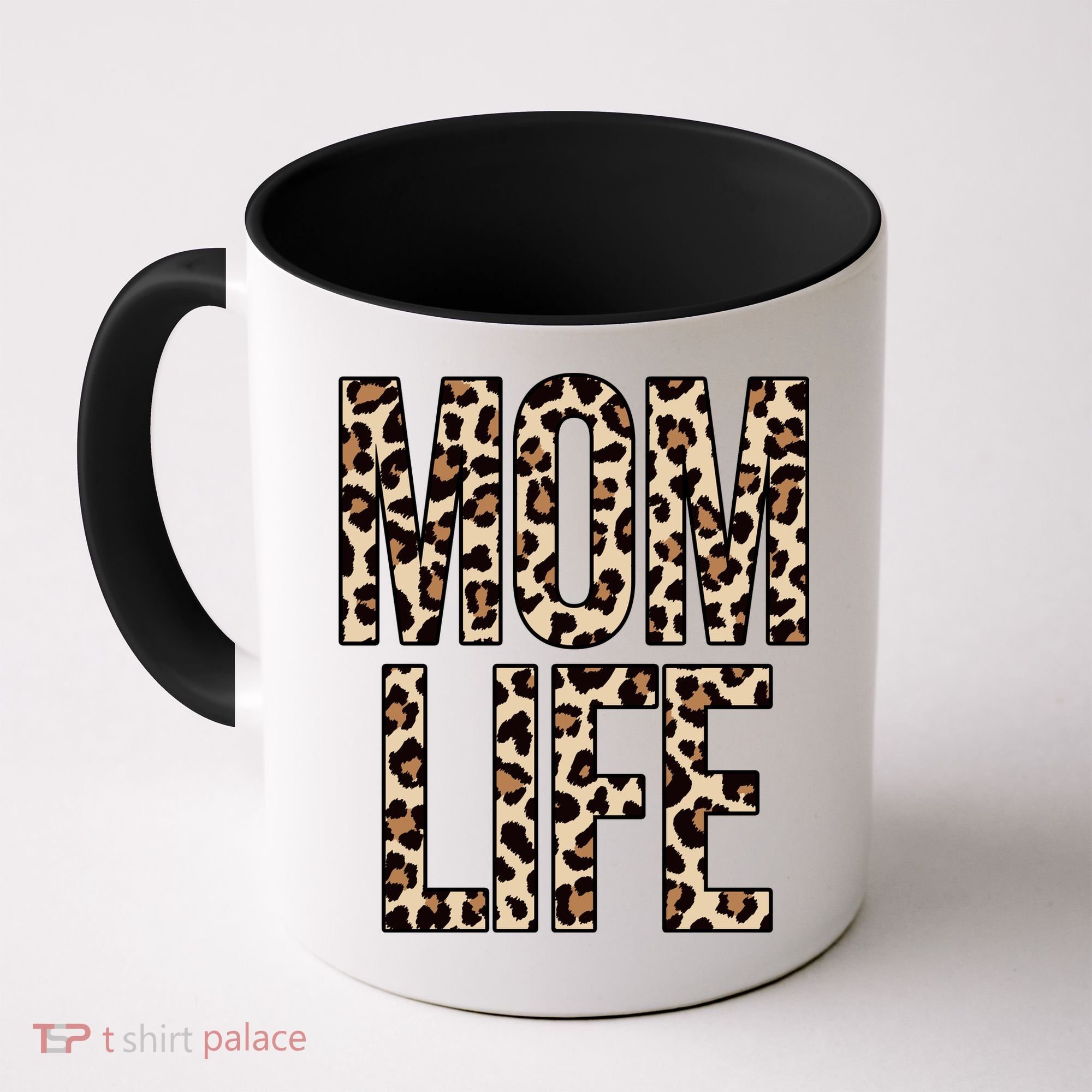 Mom Life Cheetah Print Cute Mother's Day Gift Coffee Mug