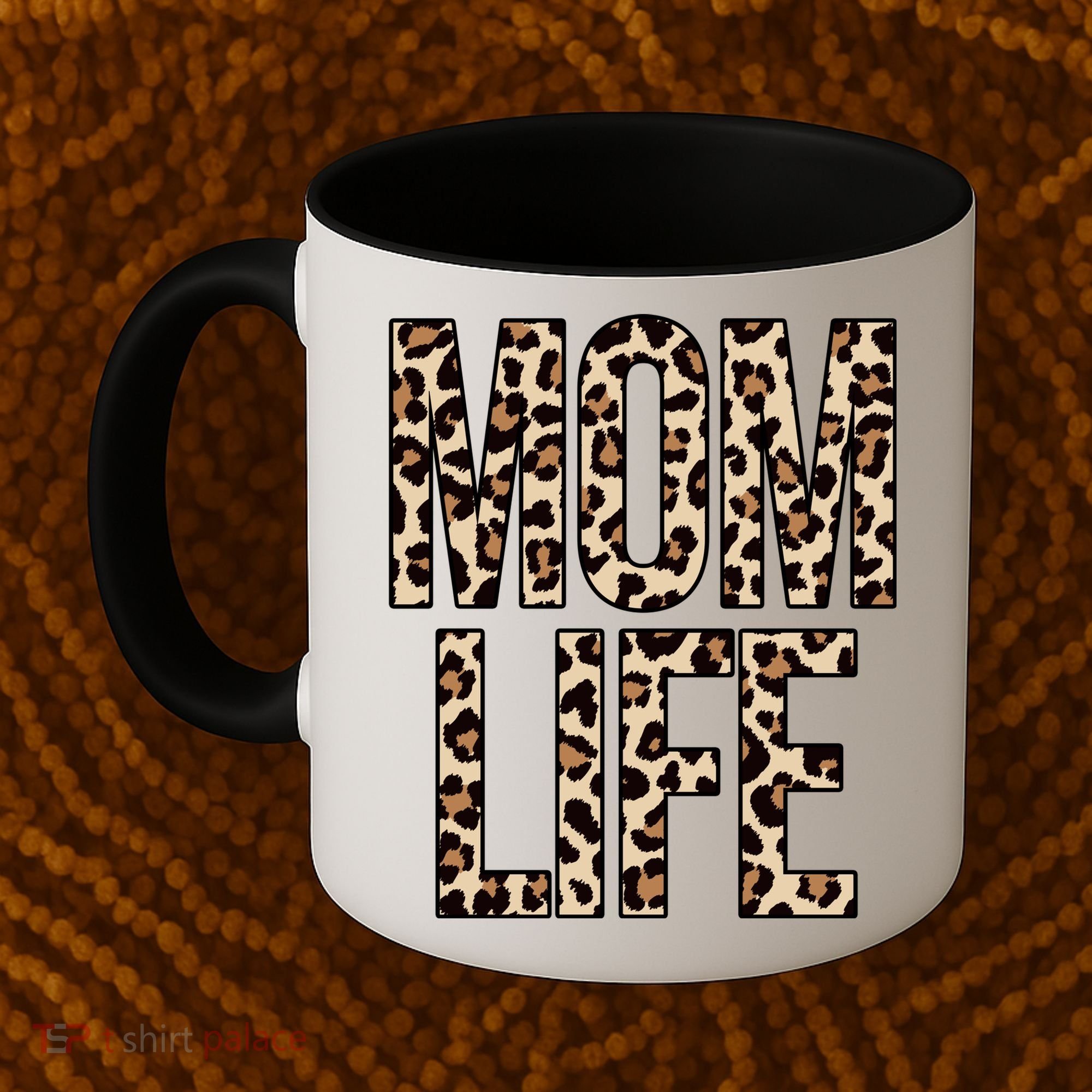 Mom Life Cheetah Print Cute Mother's Day Gift Coffee Mug